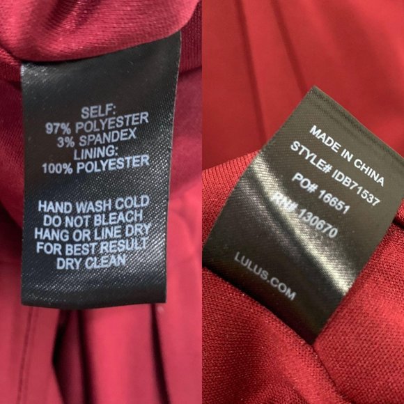 Lulus Perfect Opportunity Burgundy Maxi Dress Med. - Picture 8 of 12